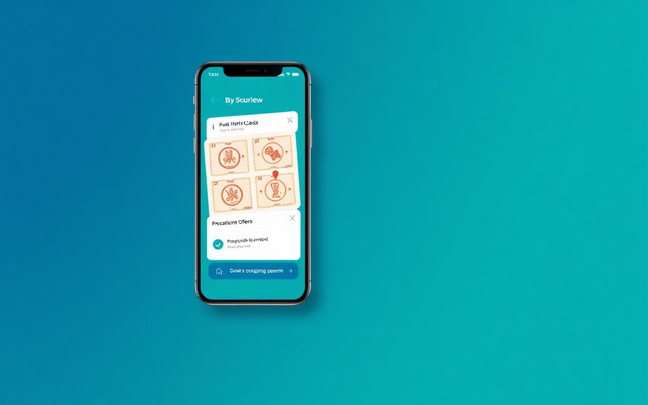 App loyalty mobile với stamp cards, push notification và location-based offers
