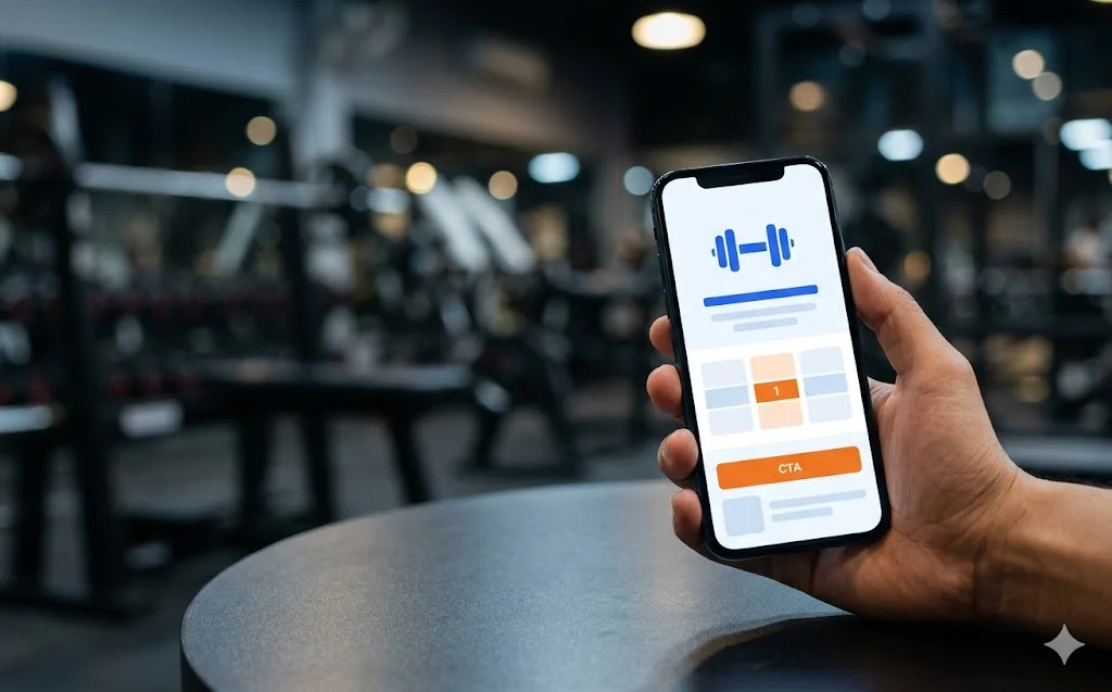 Form đăng ký buổi tập thử miễn phí với lịch khung giờ của phòng gym