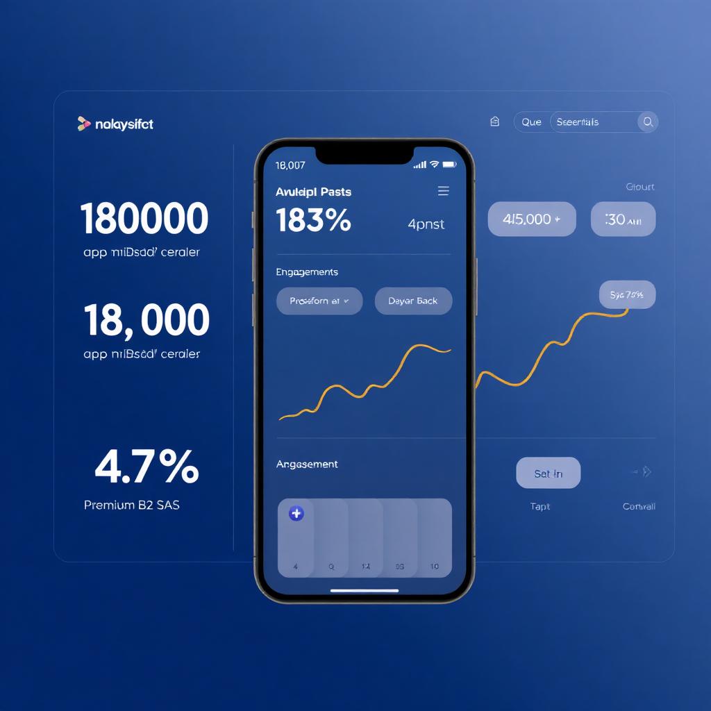 Dashboard kết quả loyalty và retention app Highlands sau khi DebugMyApp phát triển