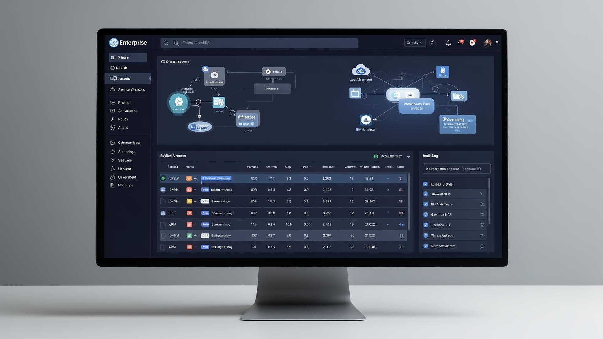 Mockup hệ thống quản lý nội bộ CRM ERP phát triển bởi DebugMyApp