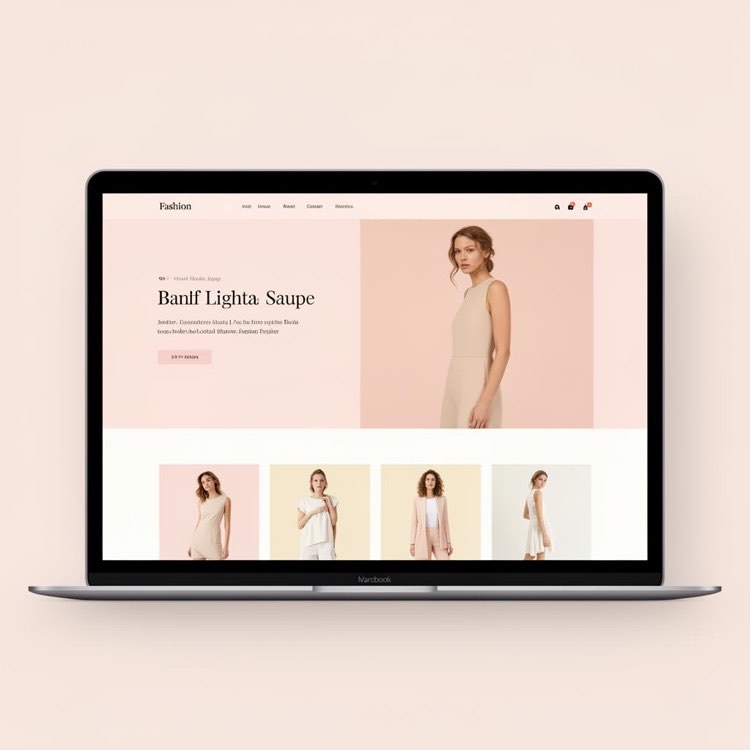 Mẫu website ngành Thời Trang