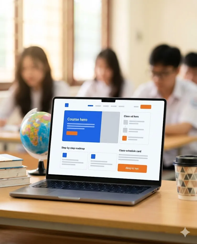 Mẫu website ngành Giáo Dục & Đào Tạo