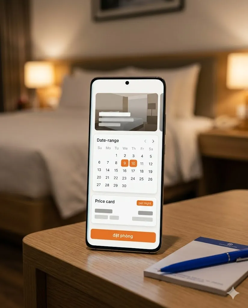 Mẫu website ngành Khách Sạn & Homestay